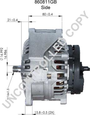 Prestolite Electric 860811GB - Alternator furqanavto.az