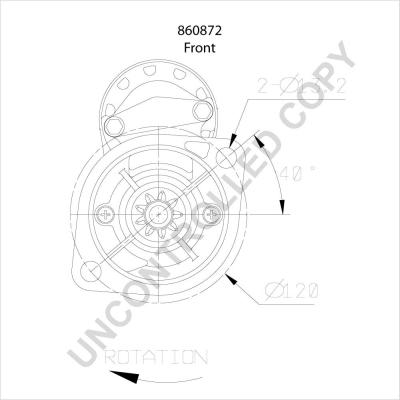 Prestolite Electric 860872 - Başlanğıc furqanavto.az