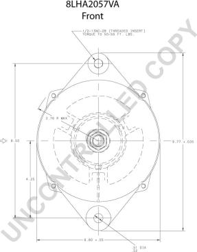 Prestolite Electric 8LHA2057VA - Alternator furqanavto.az