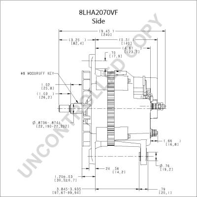 Prestolite Electric 8LHA2070VF - Alternator furqanavto.az