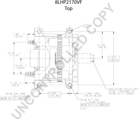 Prestolite Electric 8LHP2170VF - Alternator furqanavto.az