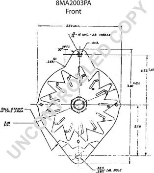 Prestolite Electric 8MA2003PA - Alternator furqanavto.az