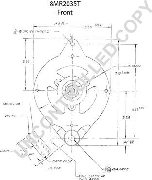 Prestolite Electric 8MR2035T - Alternator furqanavto.az