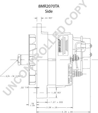 Prestolite Electric 8MR2070TA - Alternator furqanavto.az