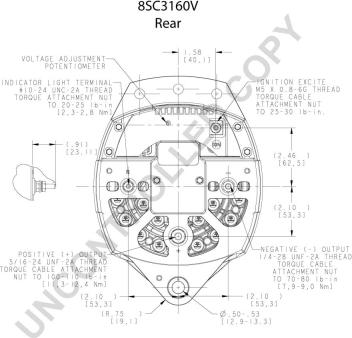 Prestolite Electric 8SC3160V - Alternator furqanavto.az