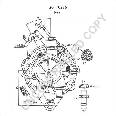 Prestolite Electric 20110236 - Alternator furqanavto.az