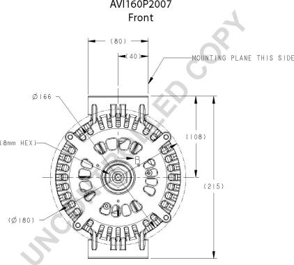 Prestolite Electric AVI160P2007 - Alternator furqanavto.az