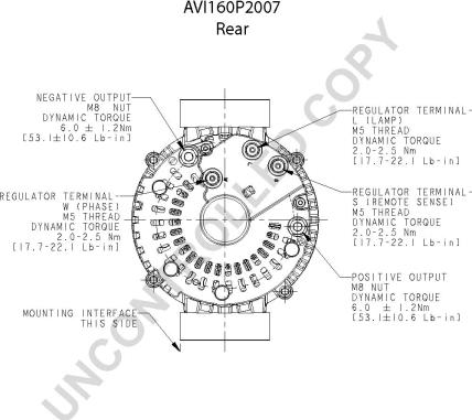 Prestolite Electric AVI160P2007 - Alternator furqanavto.az