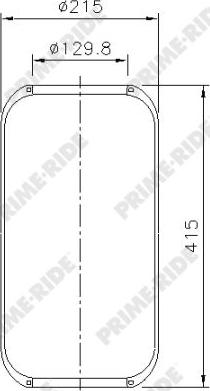 Prime-Ride 9106 - Körük, pnevmatik asqı furqanavto.az