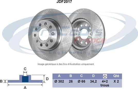 Procodis France JDF2017 - Əyləc Diski furqanavto.az