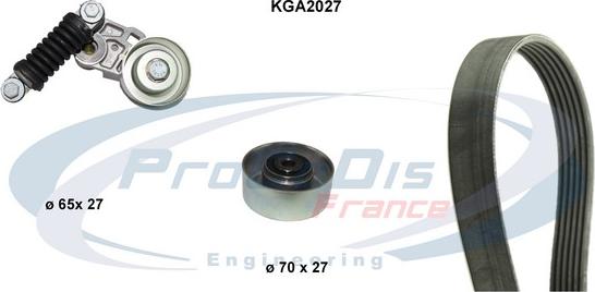 Procodis France KGA2027 - V-yivli kəmər dəsti furqanavto.az