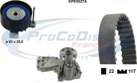 Procodis France KPE5027A - Su Pompası və Vaxt Kəməri Dəsti furqanavto.az