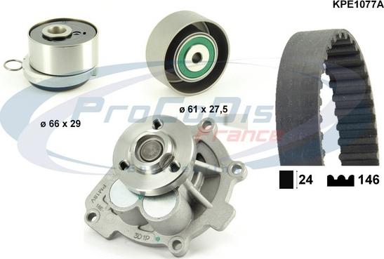 Procodis France KPE1077A - Su Pompası və Vaxt Kəməri Dəsti furqanavto.az