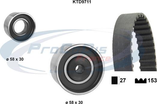 Procodis France KTD9711 - Vaxt kəməri dəsti furqanavto.az