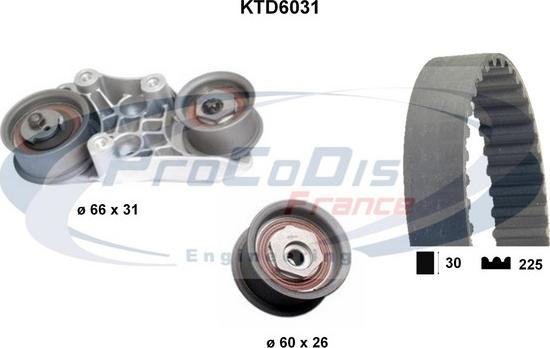 Procodis France KTD6031 - Vaxt kəməri dəsti furqanavto.az