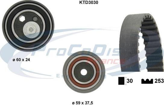 Procodis France KTD3030 - Vaxt kəməri dəsti furqanavto.az