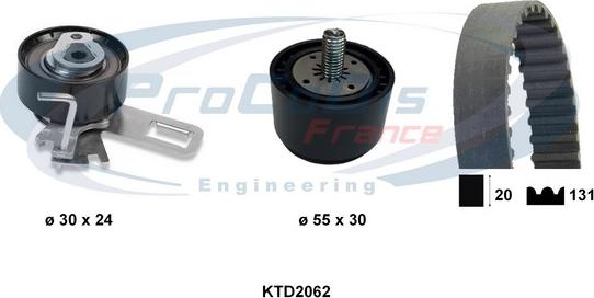 Procodis France KTD2062 - Vaxt kəməri dəsti furqanavto.az