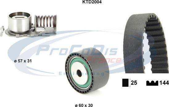 Procodis France KTD2004 - Vaxt kəməri dəsti furqanavto.az