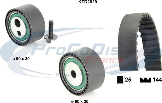 Procodis France KTD2029 - Vaxt kəməri dəsti furqanavto.az