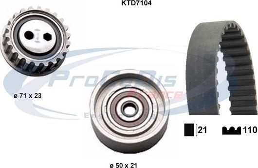 Procodis France KTD7104 - Vaxt kəməri dəsti furqanavto.az