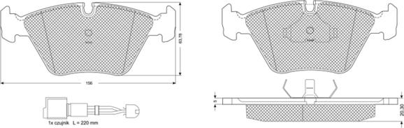 Procodis France PF10691 - Əyləc altlığı dəsti, əyləc diski furqanavto.az