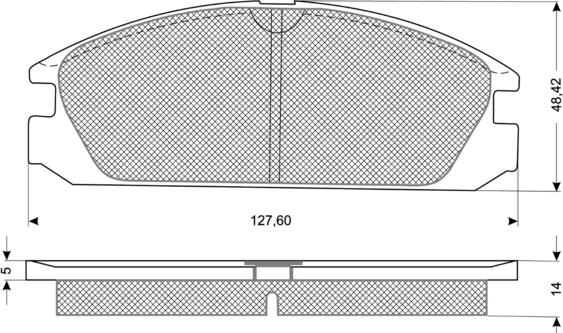 Valeo 670248 - Əyləc altlığı dəsti, əyləc diski furqanavto.az