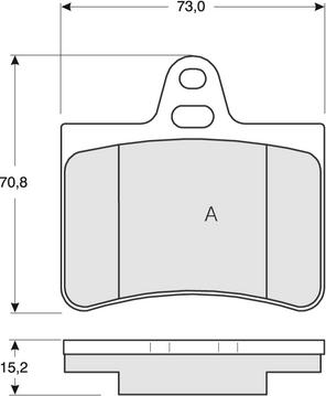 VEMA K430200 - Əyləc altlığı dəsti, əyləc diski furqanavto.az