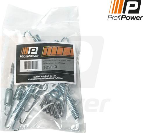 ProfiPower 9B2040 - Aksesuar dəsti, əyləc başlıqları furqanavto.az