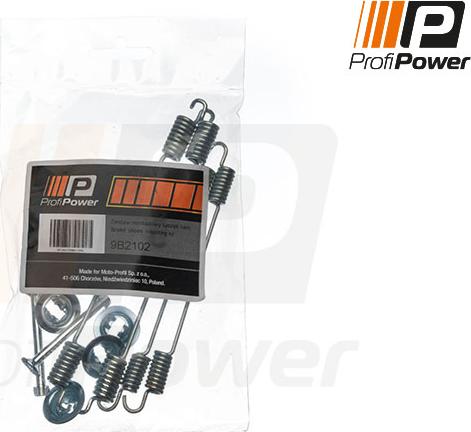 ProfiPower 9B2102 - Aksesuar dəsti, əyləc başlıqları furqanavto.az