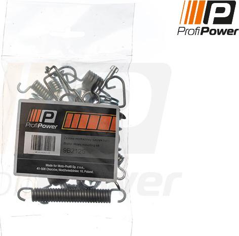 ProfiPower 9B2125 - Aksesuar dəsti, əyləc başlıqları furqanavto.az