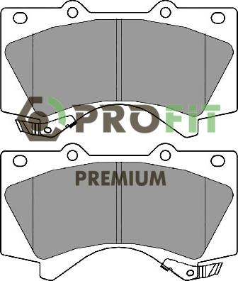 Profit 5005-4229 - Əyləc altlığı dəsti, əyləc diski furqanavto.az