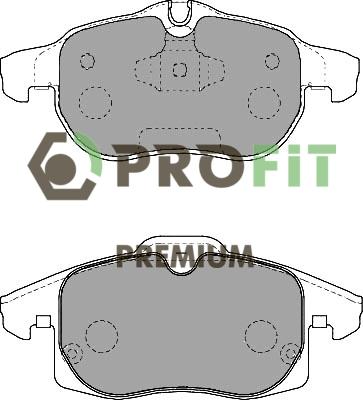 Profit 5005-1520 - Əyləc altlığı dəsti, əyləc diski furqanavto.az