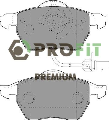 Profit 5005-1717 - Əyləc altlığı dəsti, əyləc diski furqanavto.az