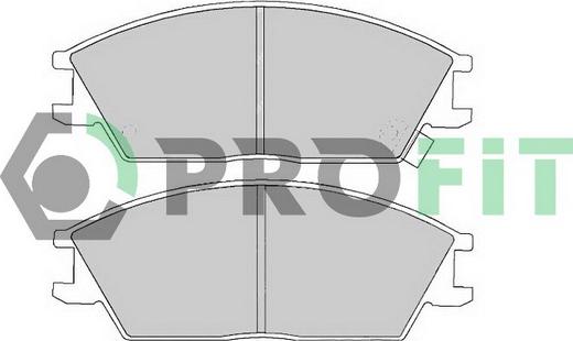 Profit 5000-0435 - Əyləc altlığı dəsti, əyləc diski furqanavto.az