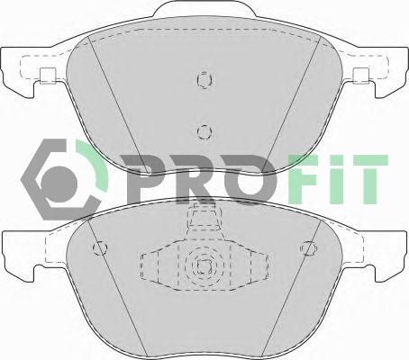 Profit 5000-1594 C - Əyləc altlığı dəsti, əyləc diski furqanavto.az