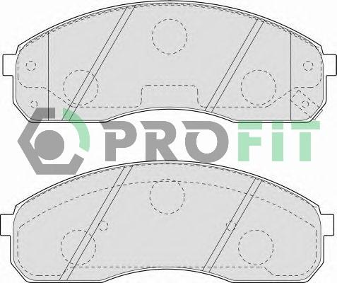 Profit 5000-1595 - Əyləc altlığı dəsti, əyləc diski furqanavto.az