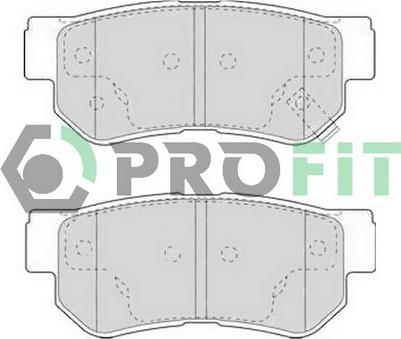 Profit 5000-1606 - Əyləc altlığı dəsti, əyləc diski furqanavto.az