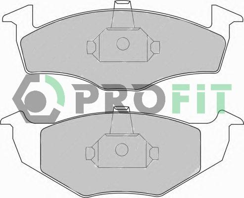 Profit 5000-1101 - Əyləc altlığı dəsti, əyləc diski furqanavto.az