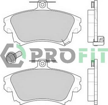 Profit 5000-1384 - Əyləc altlığı dəsti, əyləc diski furqanavto.az