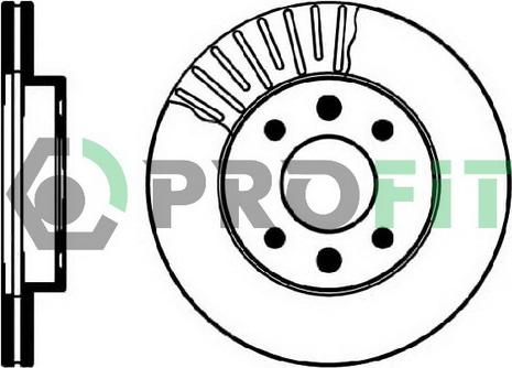 Profit 5010-0158 - Əyləc Diski furqanavto.az