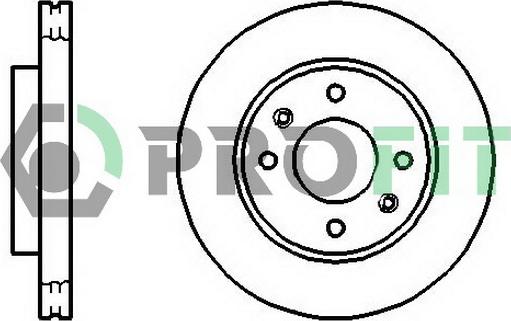 FIT FR0342V - Əyləc Diski furqanavto.az