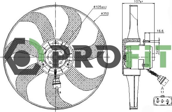 Profit 1850-0007 - Fen, radiator furqanavto.az