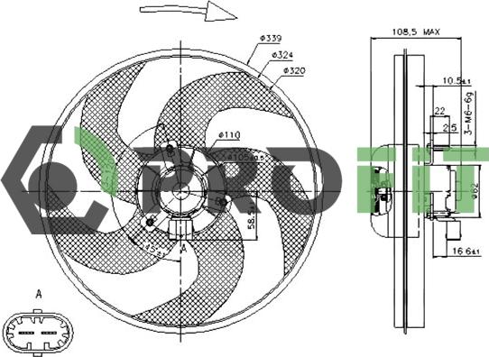 Profit 1850-0010 - Fen, radiator furqanavto.az