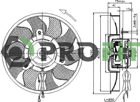 Profit 1850-0028 - Fen, radiator furqanavto.az