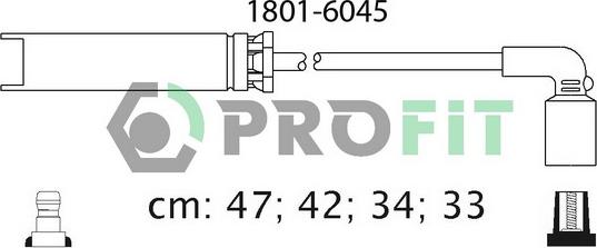 Profit 1801-6045 - Alovlanma kabeli dəsti furqanavto.az