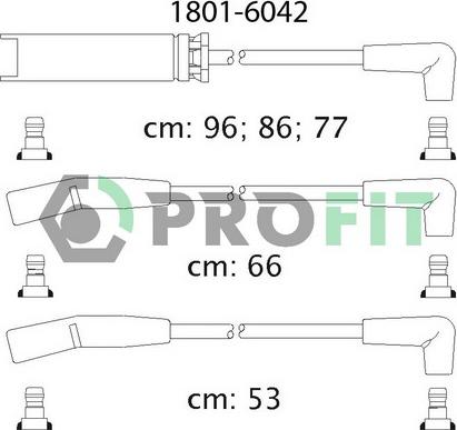 Profit 1801-6042 - Alovlanma kabeli dəsti furqanavto.az