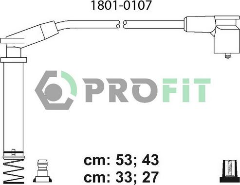 Profit 1801-0107 - Alovlanma kabeli dəsti furqanavto.az