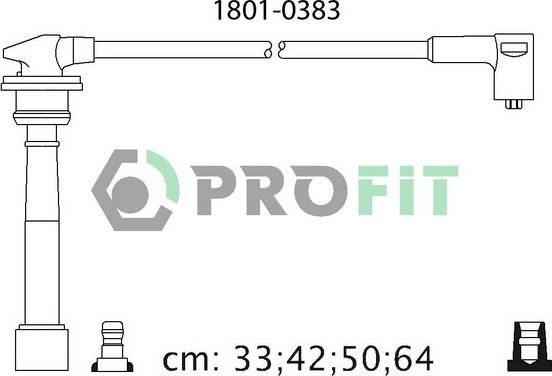 Profit 1801-0383 - Alovlanma kabeli dəsti furqanavto.az