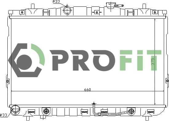 Profit 1740-0162 - Radiator, mühərrikin soyudulması furqanavto.az