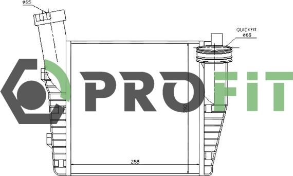 Profit 1780-0002 - Intercooler, şarj cihazı furqanavto.az